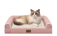 NANUYA small dog bed orthopedic egg crate foam with plush comfort