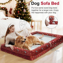 NANUYA velvet-soft cover with waterproof layer protects foam and eases cleanup.