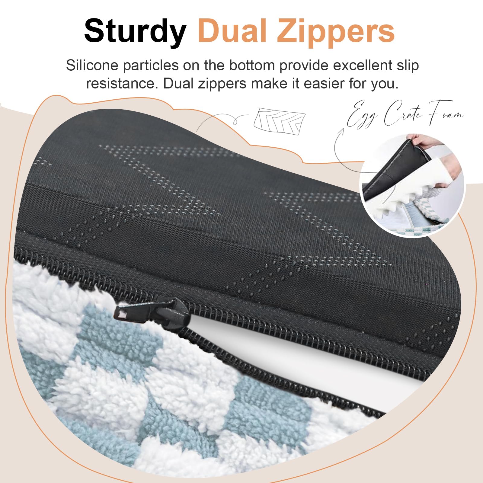 NANUYA waterproof inner liner protects the core from spills and dampness.