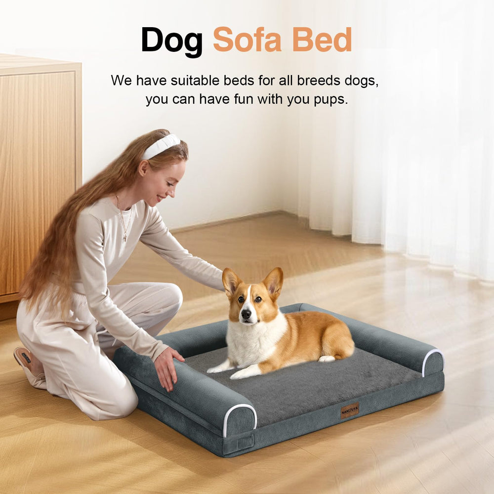 NANUYA bed features waterproof cover for easy cleanup
