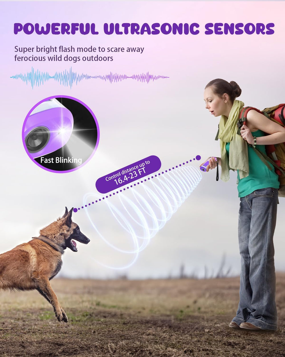 Nasebila bark deterrent with 23ft range empowers remote training and deterrence outdoors