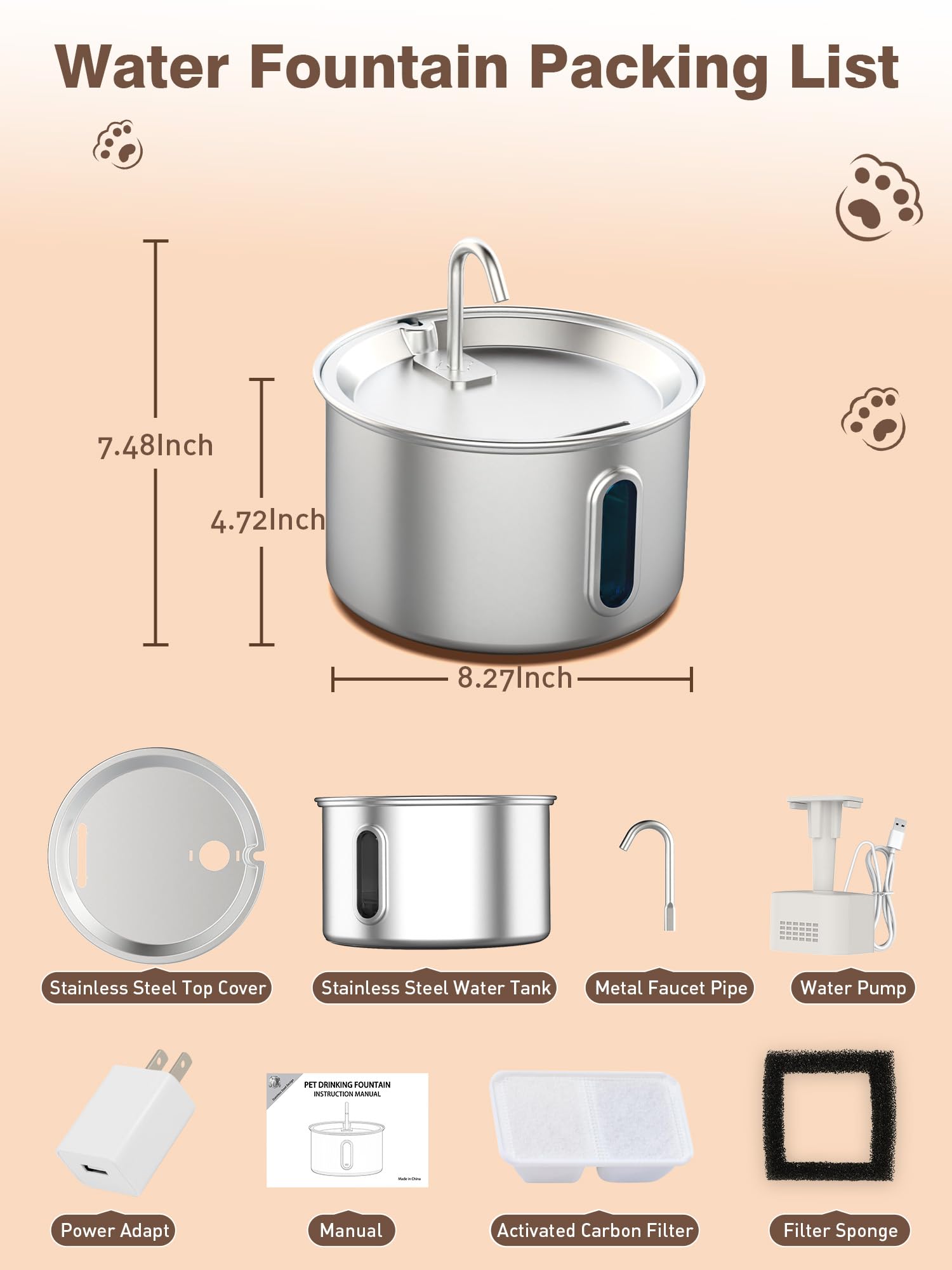 Nasebila includes all parts for quick setup