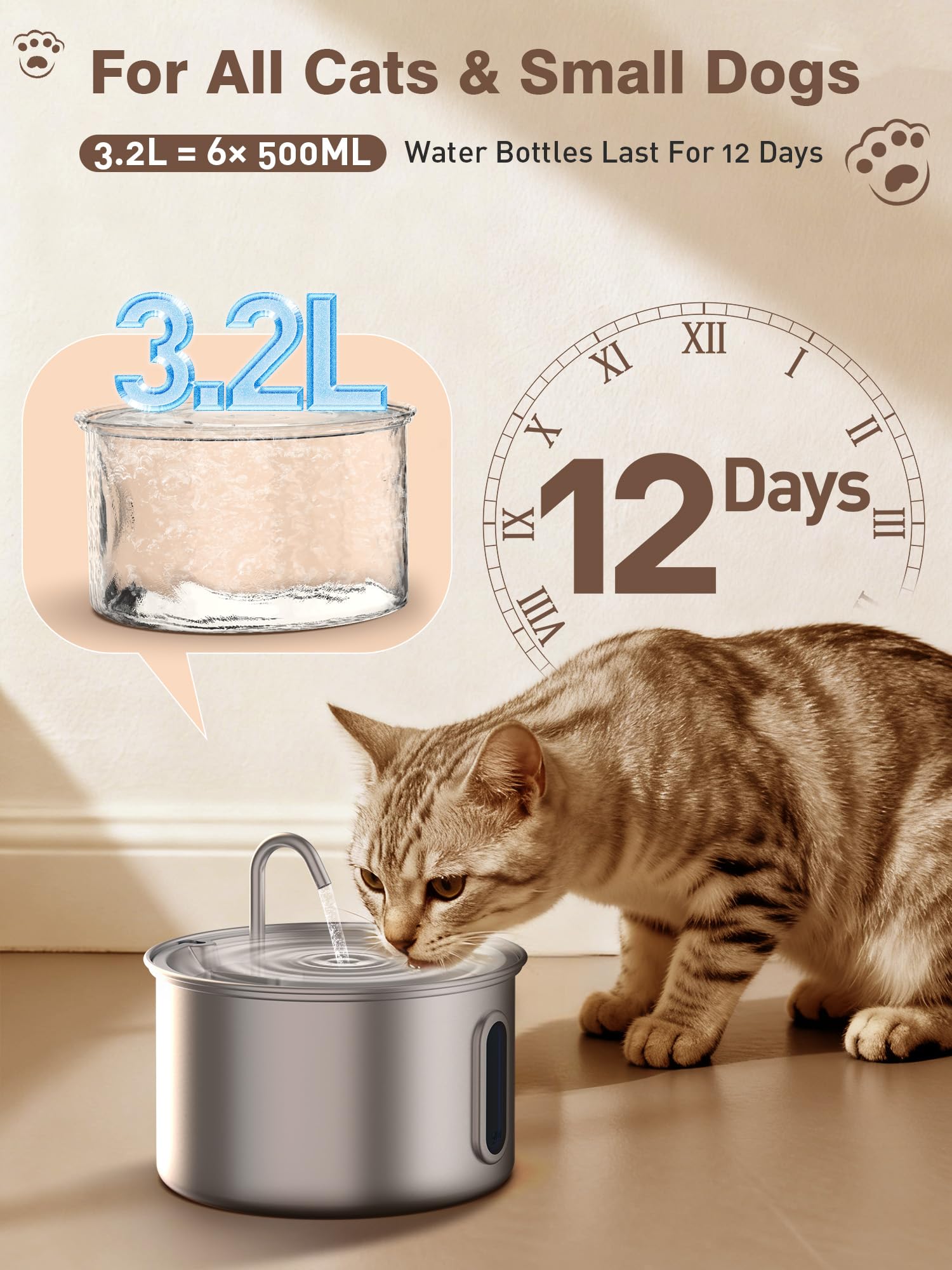 Nasebila quiet pump 25dB ensures peaceful rooms during hydration