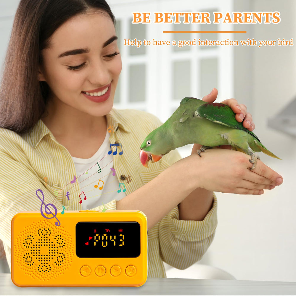 NASIDE Parrot Learning Machine durable-construction emphasizes sturdy materials built for pecking.