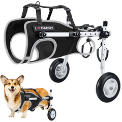 Nasjac dog wheelchair back-legs lightweight boosts mobility for small dogs.