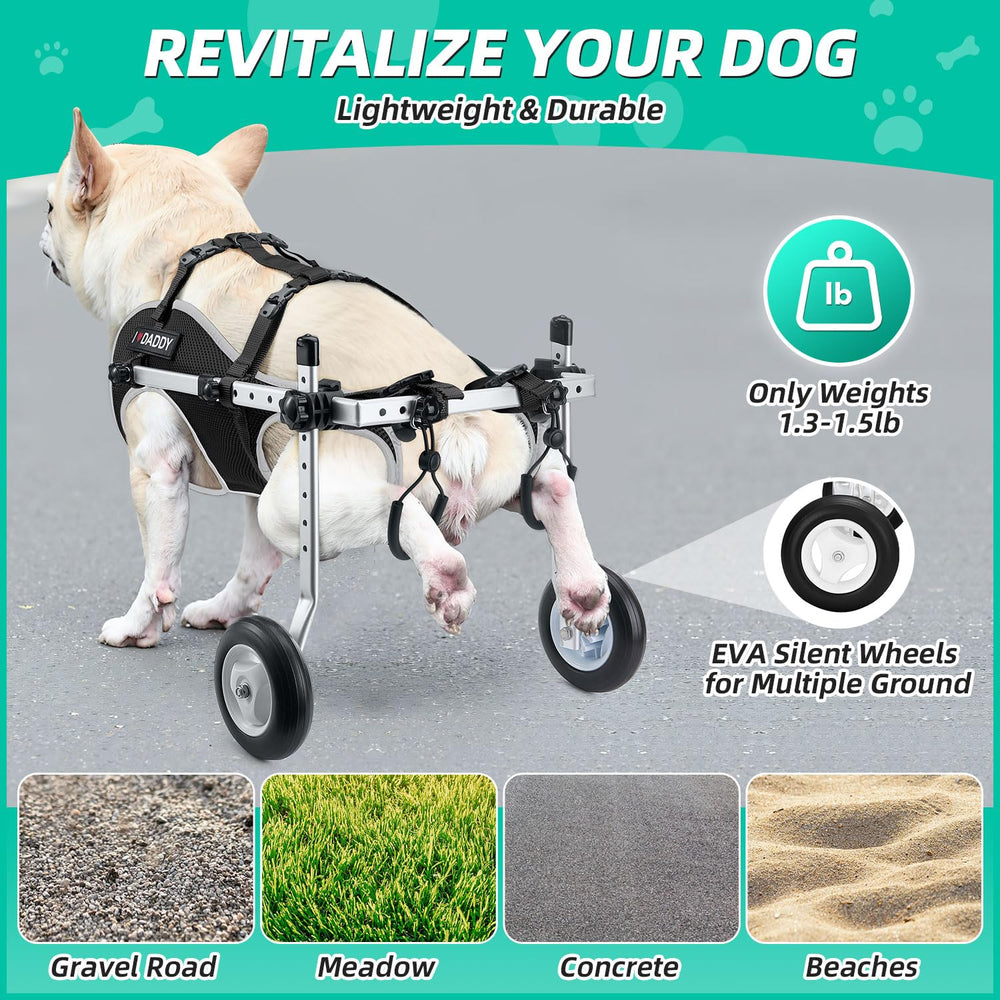 Nasjac dog wheelchair tool-free-assembly quick setup for daily trips.