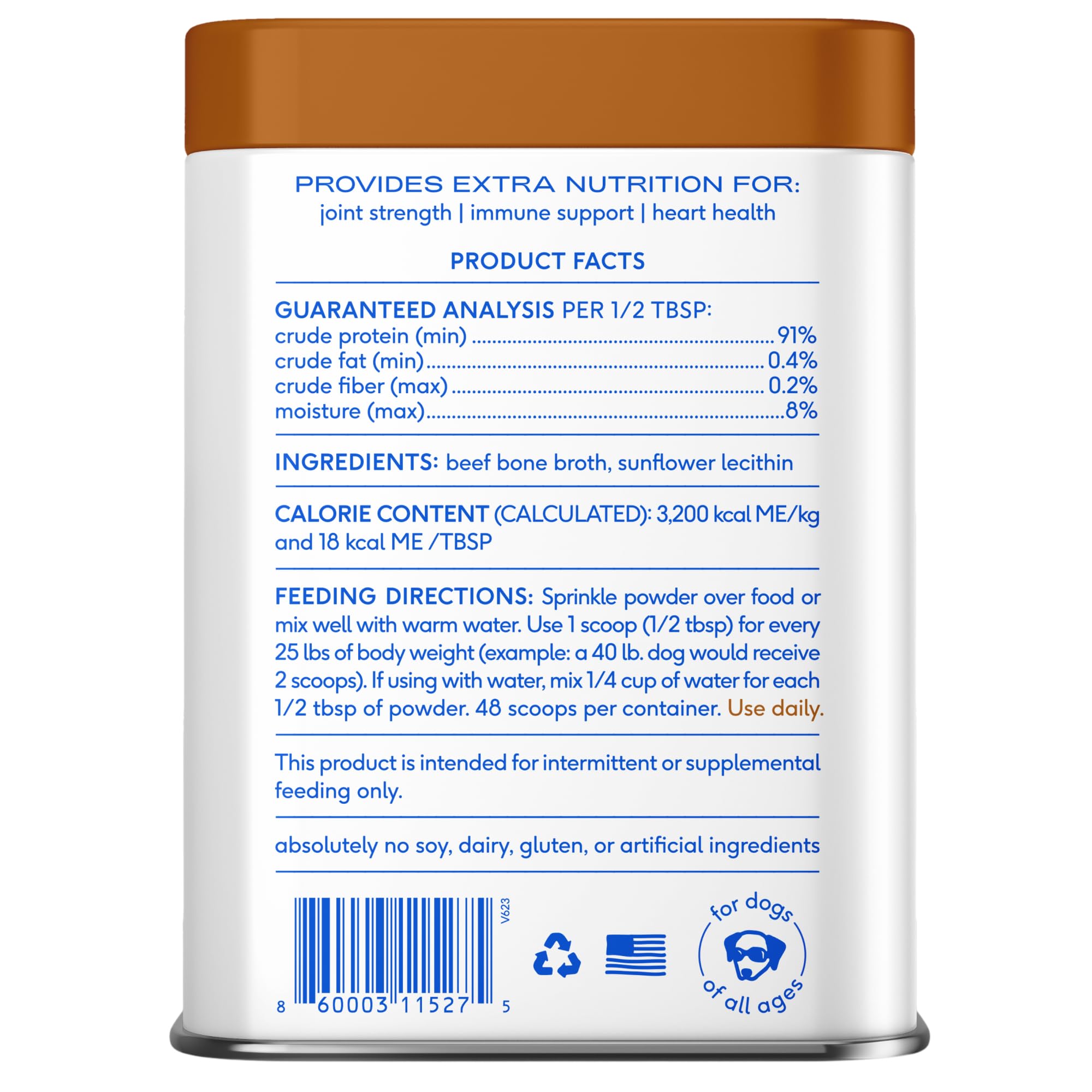 Native Pet bone broth grass-fed beef closeup — organic, high-quality nourishment for dogs.