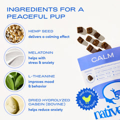 Native Pet Calming Chews air-dried texture ideal for easy feeding