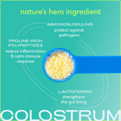 Native Pet Colostrum allergy-relief dog image signals itching relief.