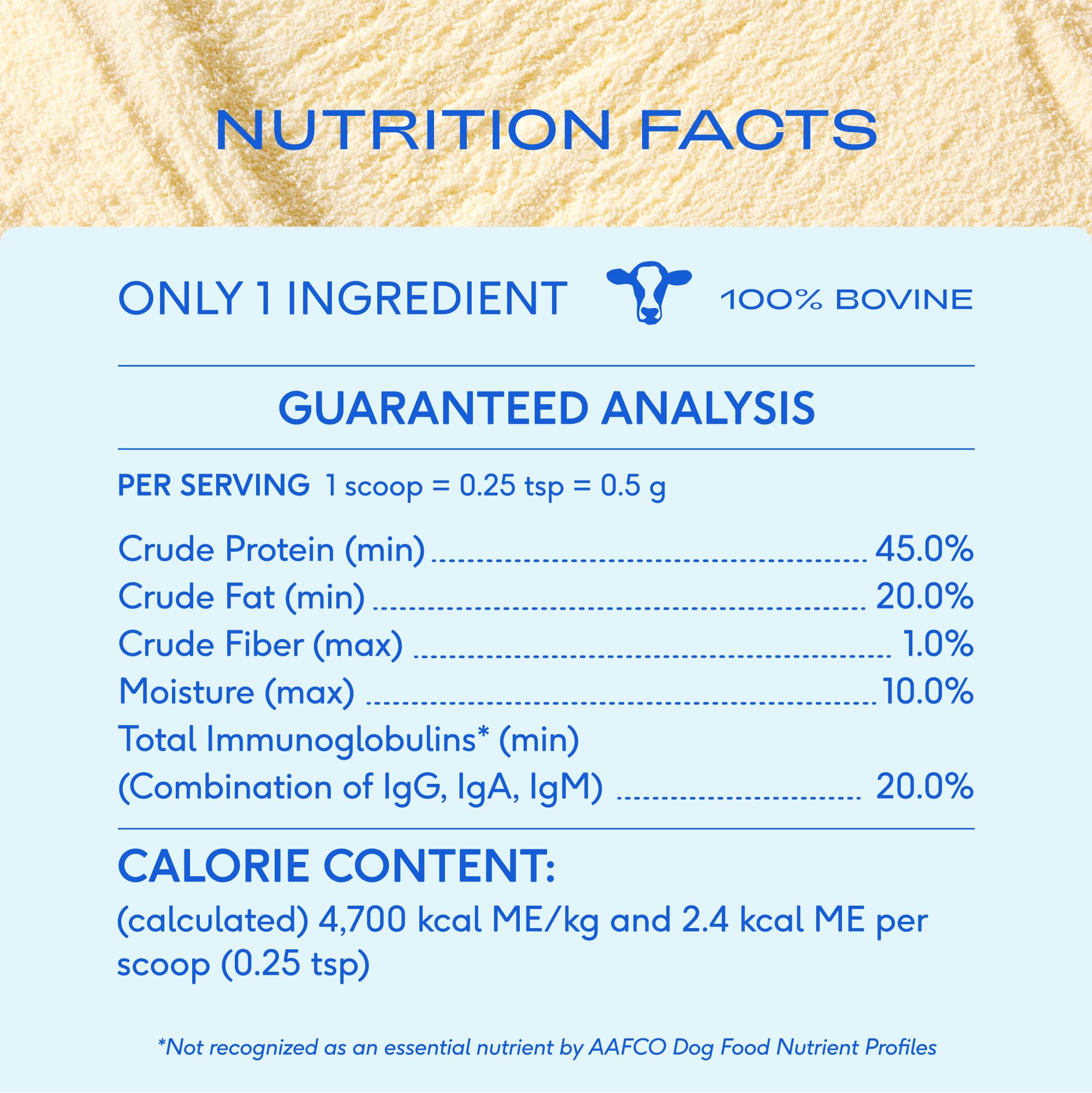 Native Pet Colostrum bioactive powerhouse scene highlights immune and digestive support.