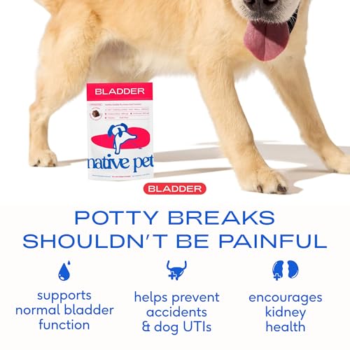 Native Pet Dog UTI Treatment chews closeup showing real chicken flavor