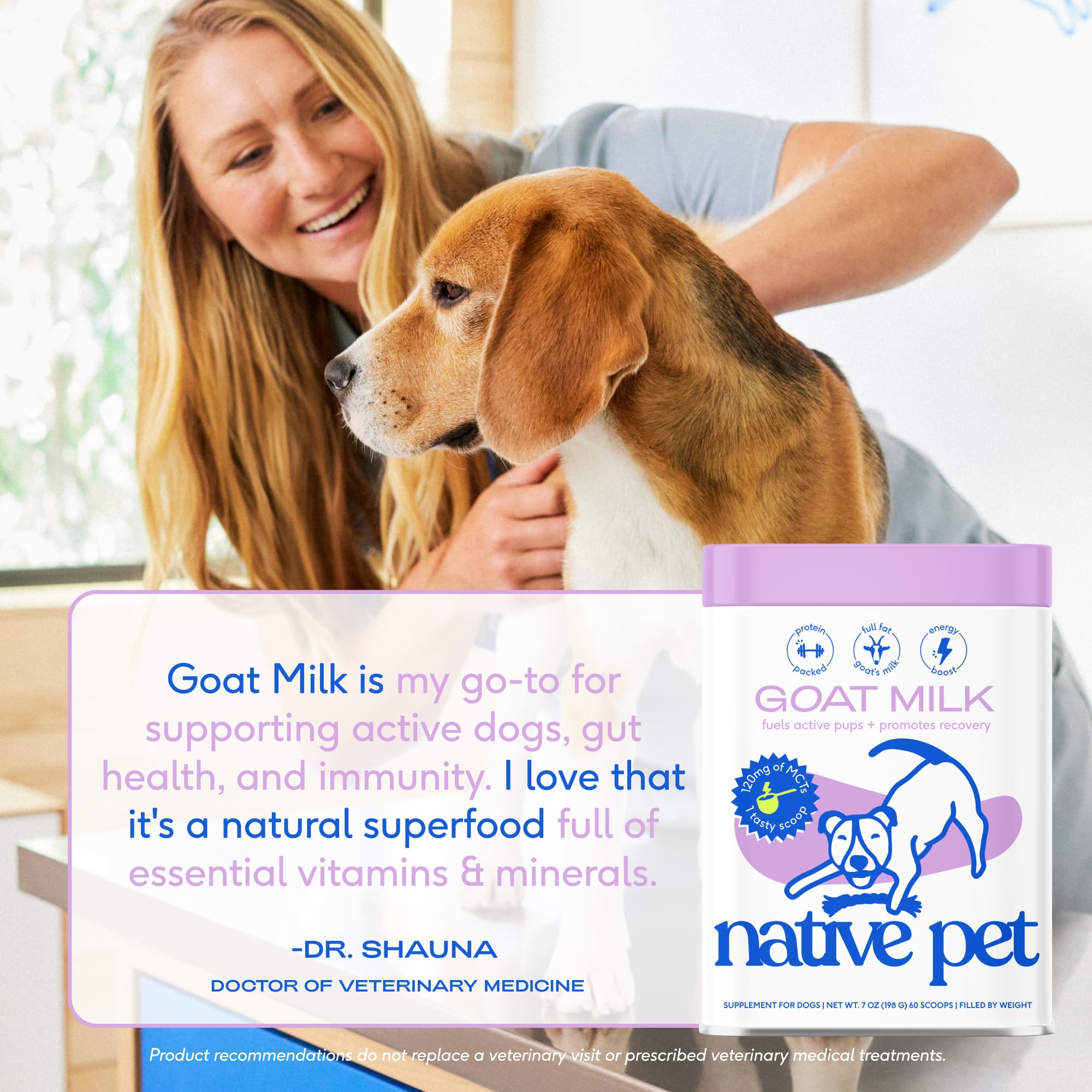 Native Pet Goat Milk USA-Sourced Ingredients highlight quality and clean production