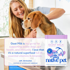 Native Pet Goat Milk USA-Sourced Ingredients highlight quality and clean production