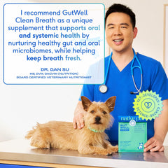 Native Pet GutWell brown algae and zinc ingredients on label