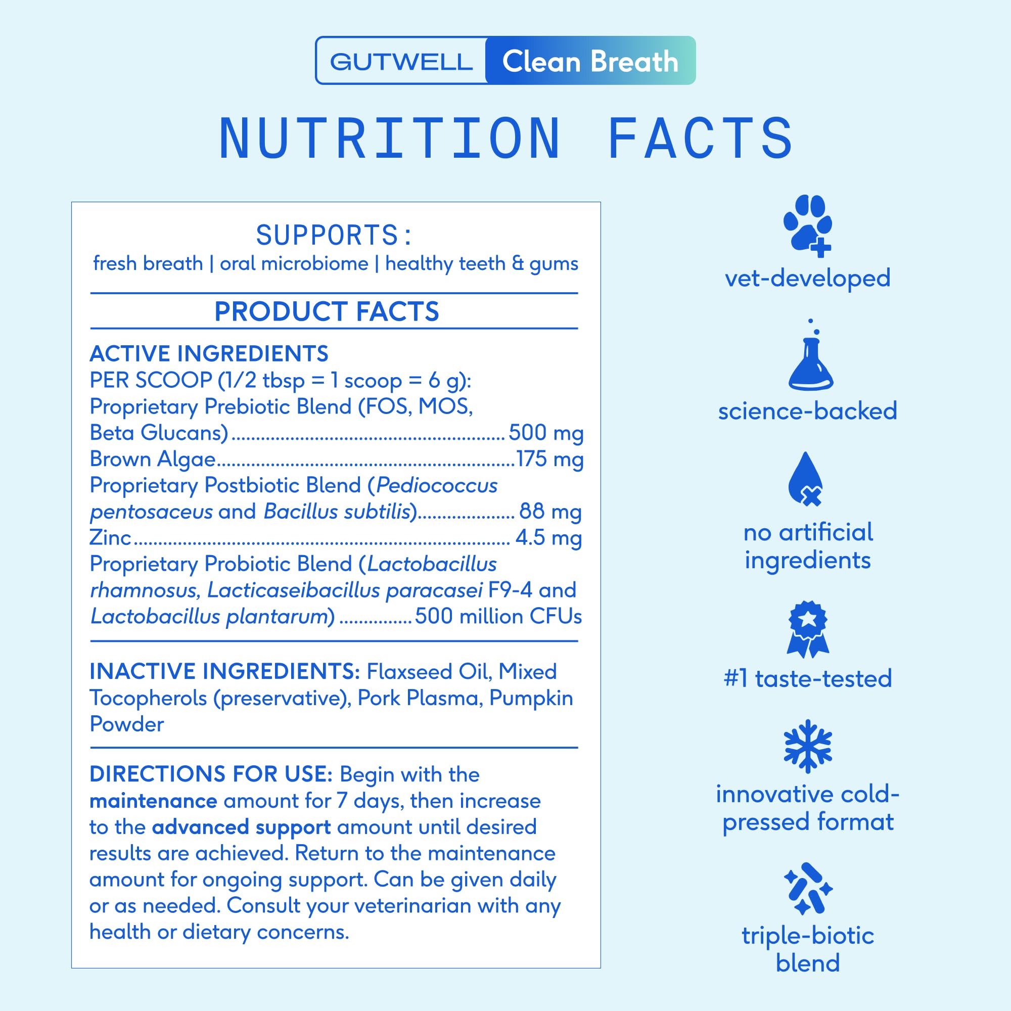 Native Pet GutWell USA-made ingredients seal indicating quality