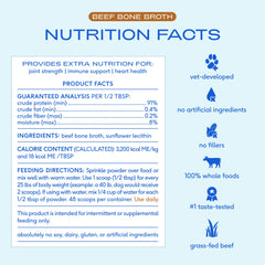 Native Pet joint-health collagen broth image suggests mobility support for dogs and cats.