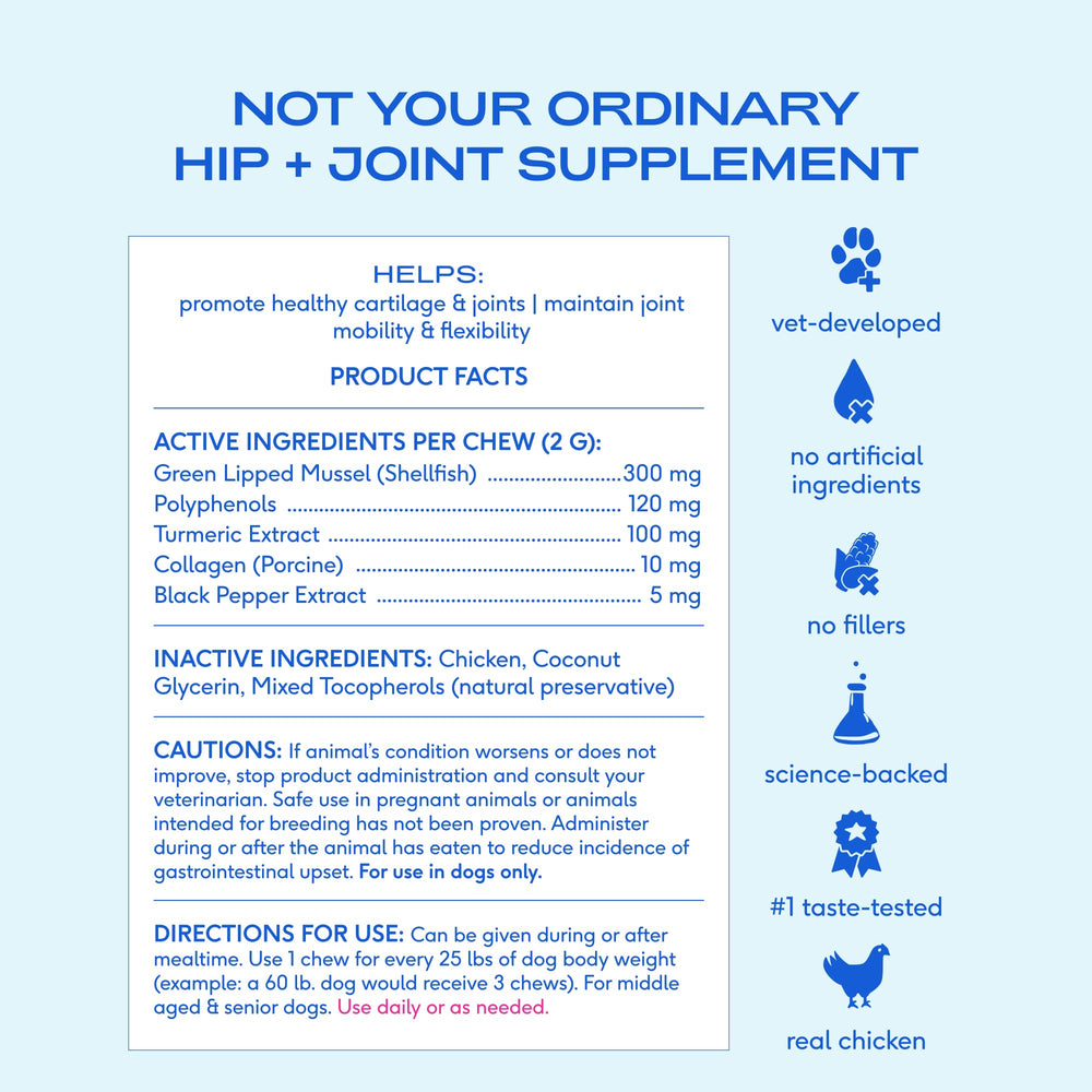 Native Pet Pain Relief collagen visual emphasizes collagen for joint health