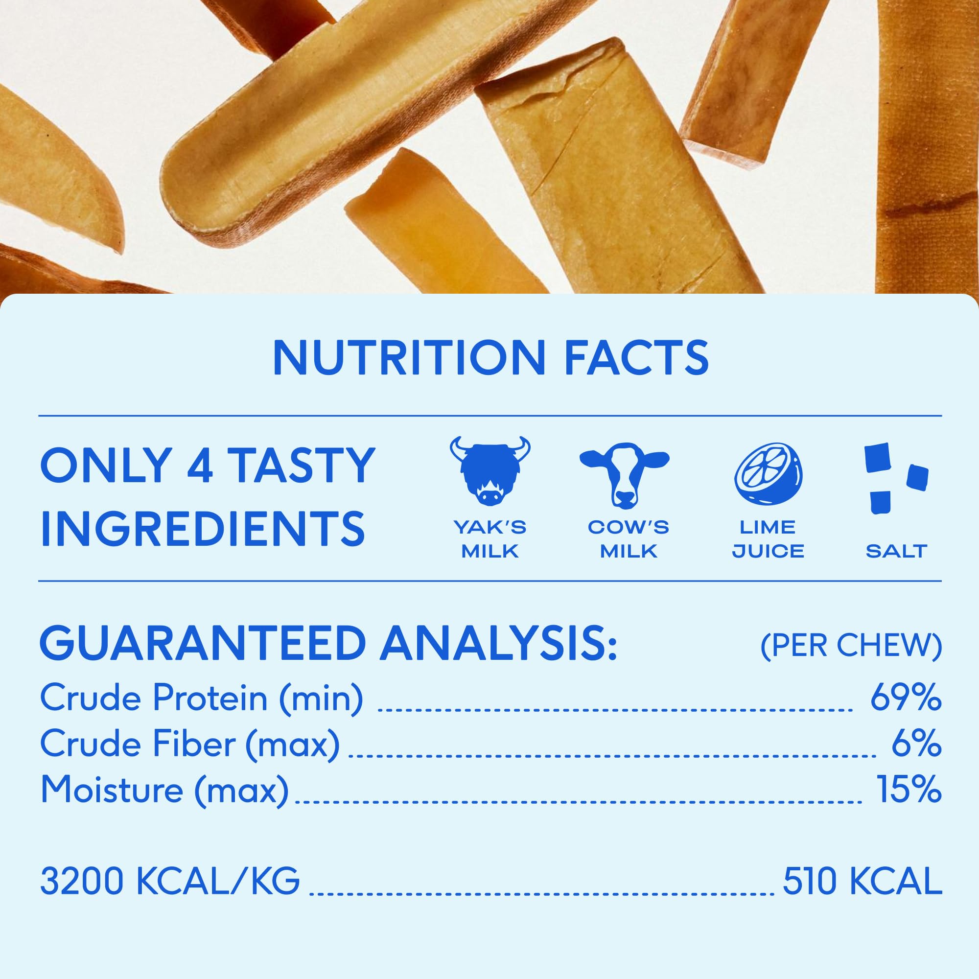 Native Pet Yak Cheese Himalayan dog chews microwavable crunch transformation.