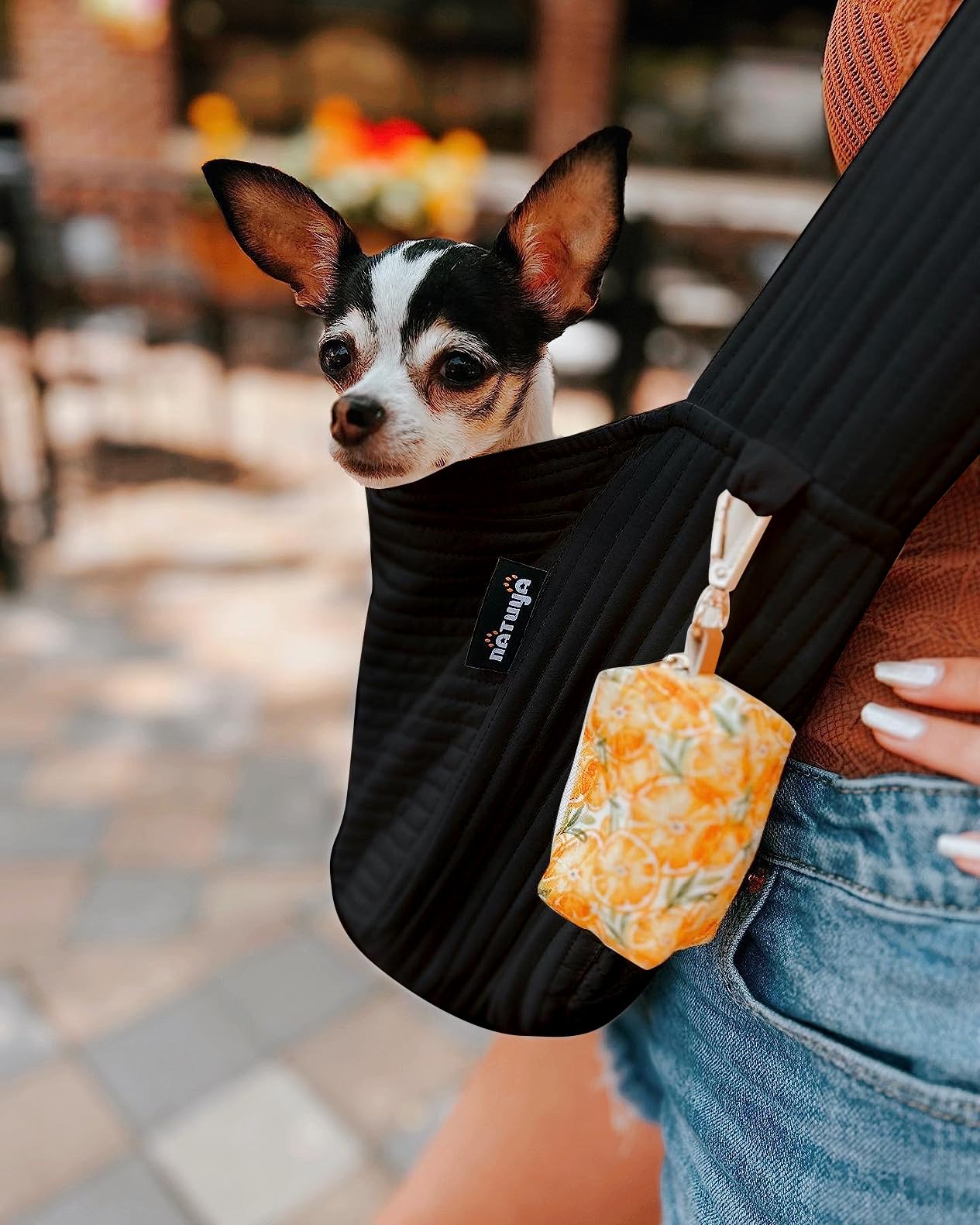 NATUYA wide 3.15 inch shoulder strap distributes weight for comfortable walks.