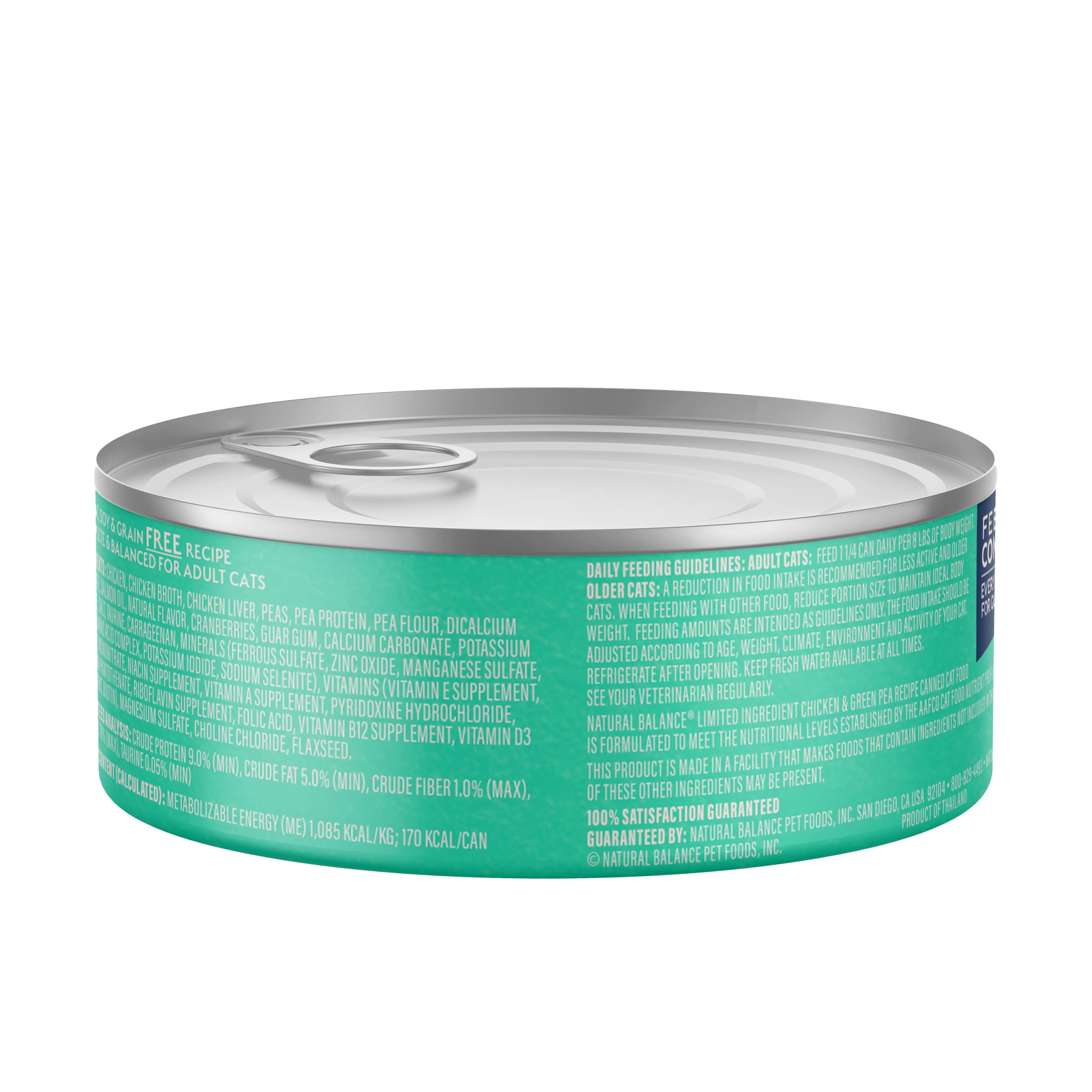 Natural Balance LID single protein ingredients highlight—simplified option to support skin and coat health.