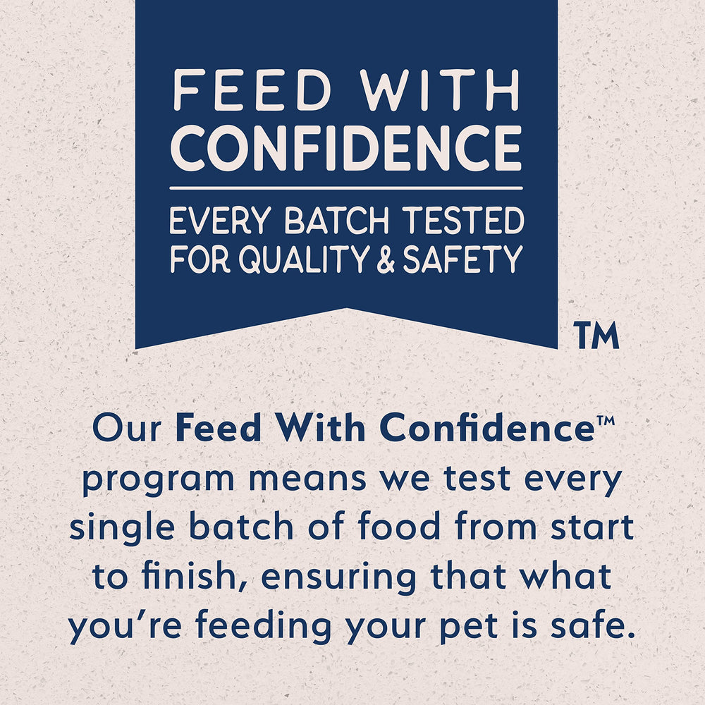 Natural Balance grain-free ingredient label closeup with no added grains or artificial colors