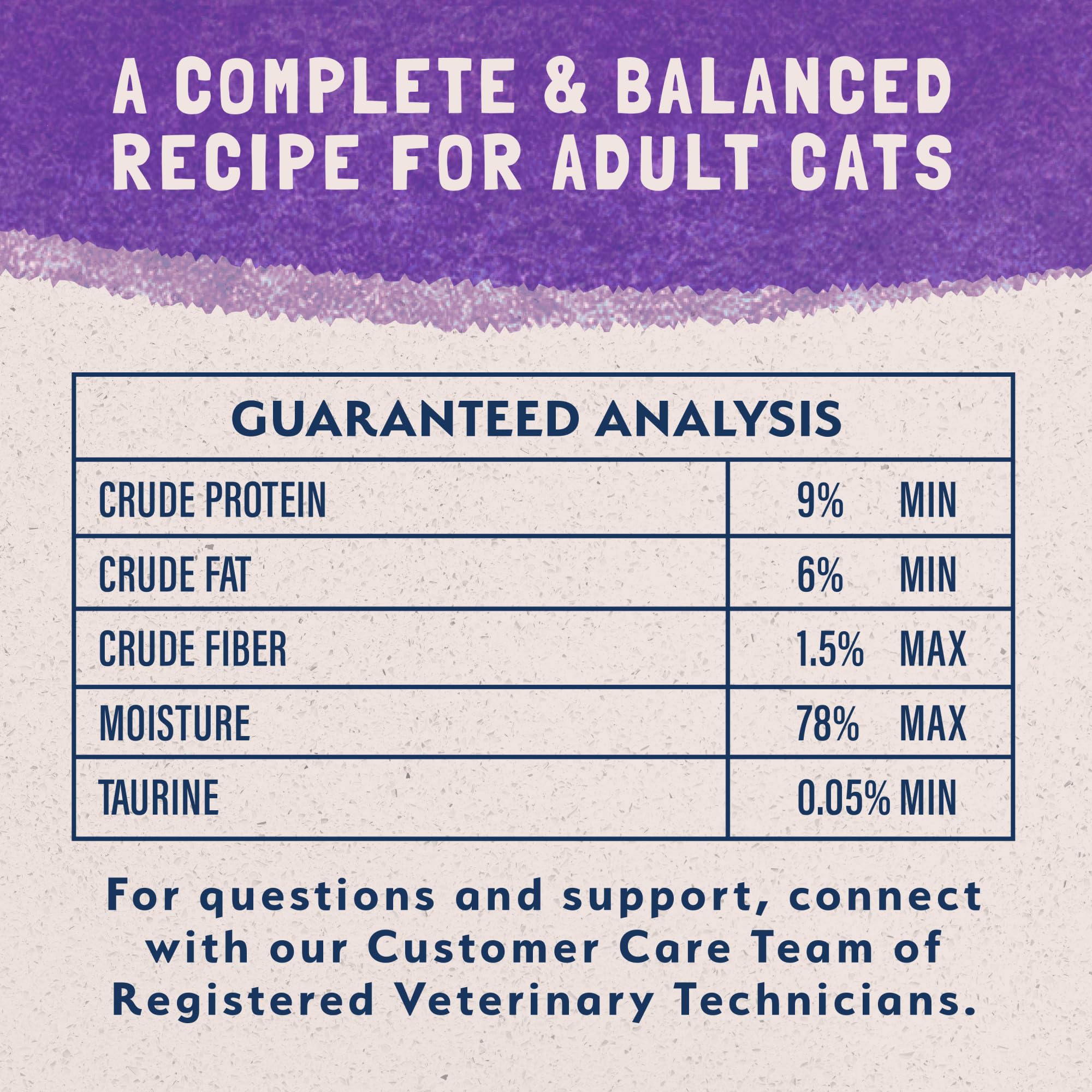 Natural Balance Original Ultra Adult Wet Cat Food-serving-topper image demonstrates kibble topper option.