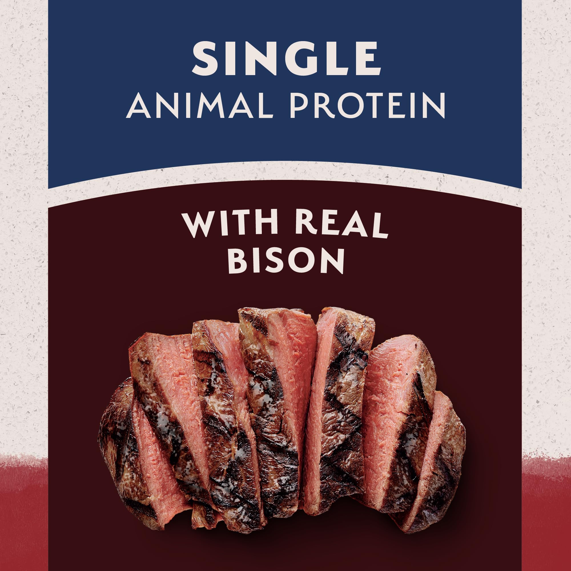 Dog feeding scene emphasizes easy, measured servings.