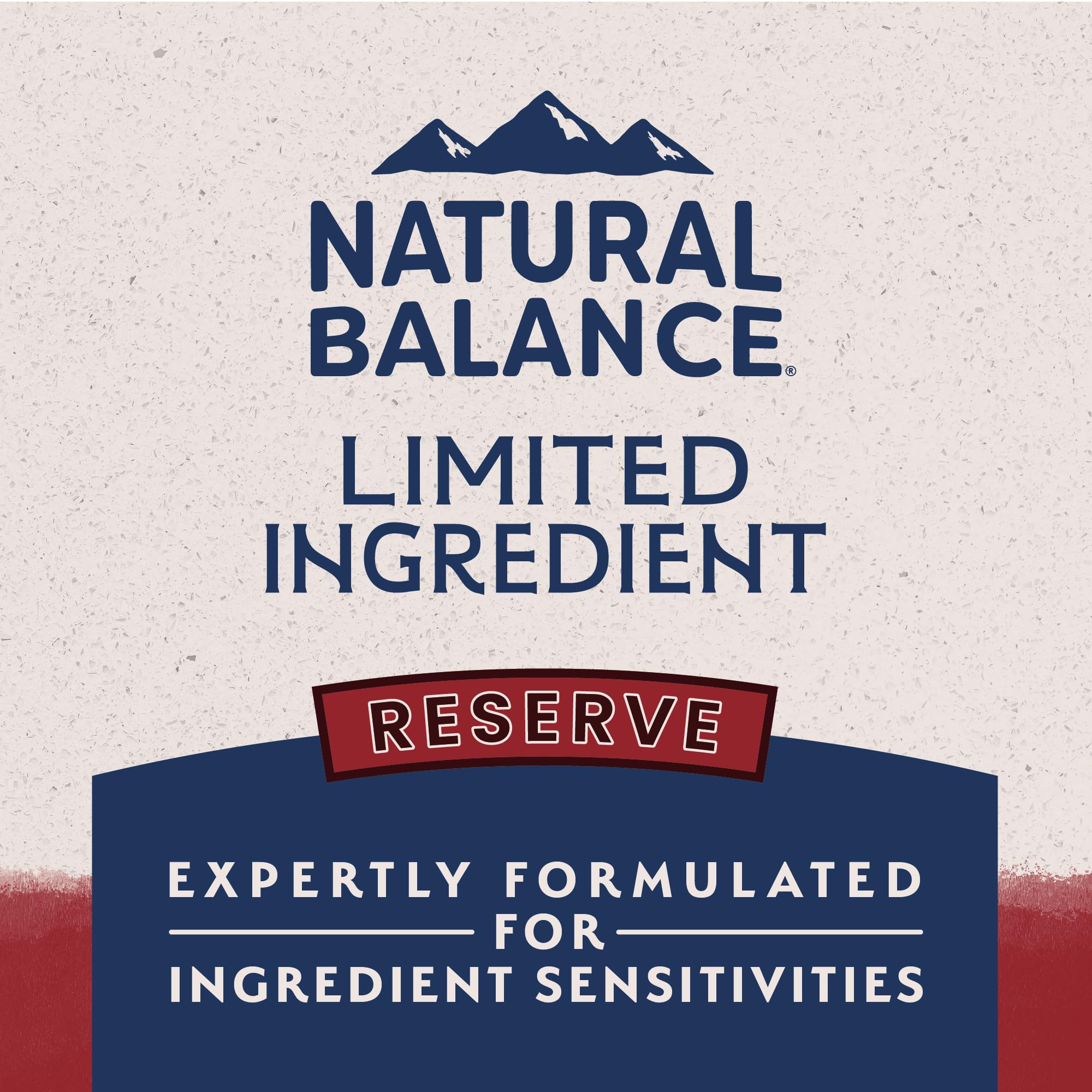 Ingredients chart showcases bison protein and fiber sources.