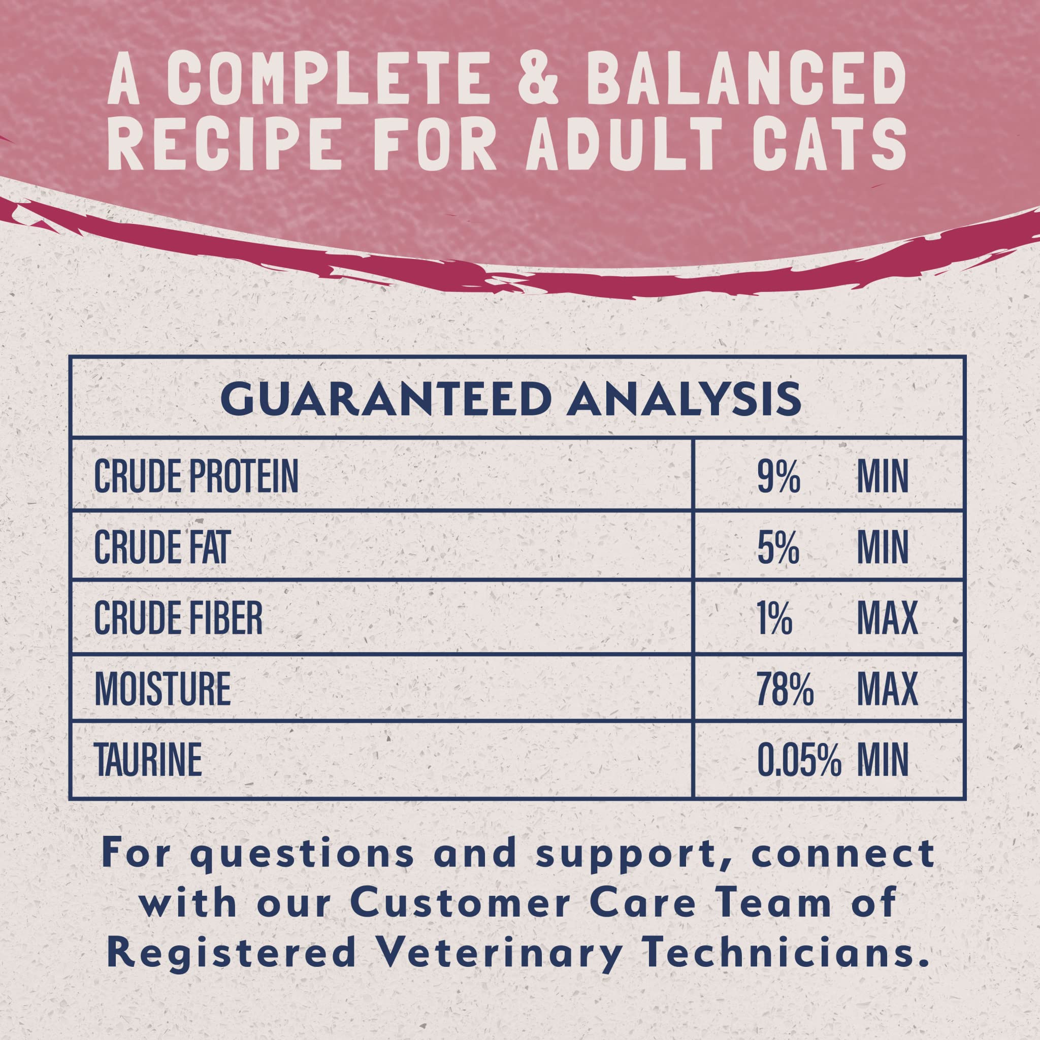 Natural Balance salmon-pea batch label conveys safety checks and transparency.