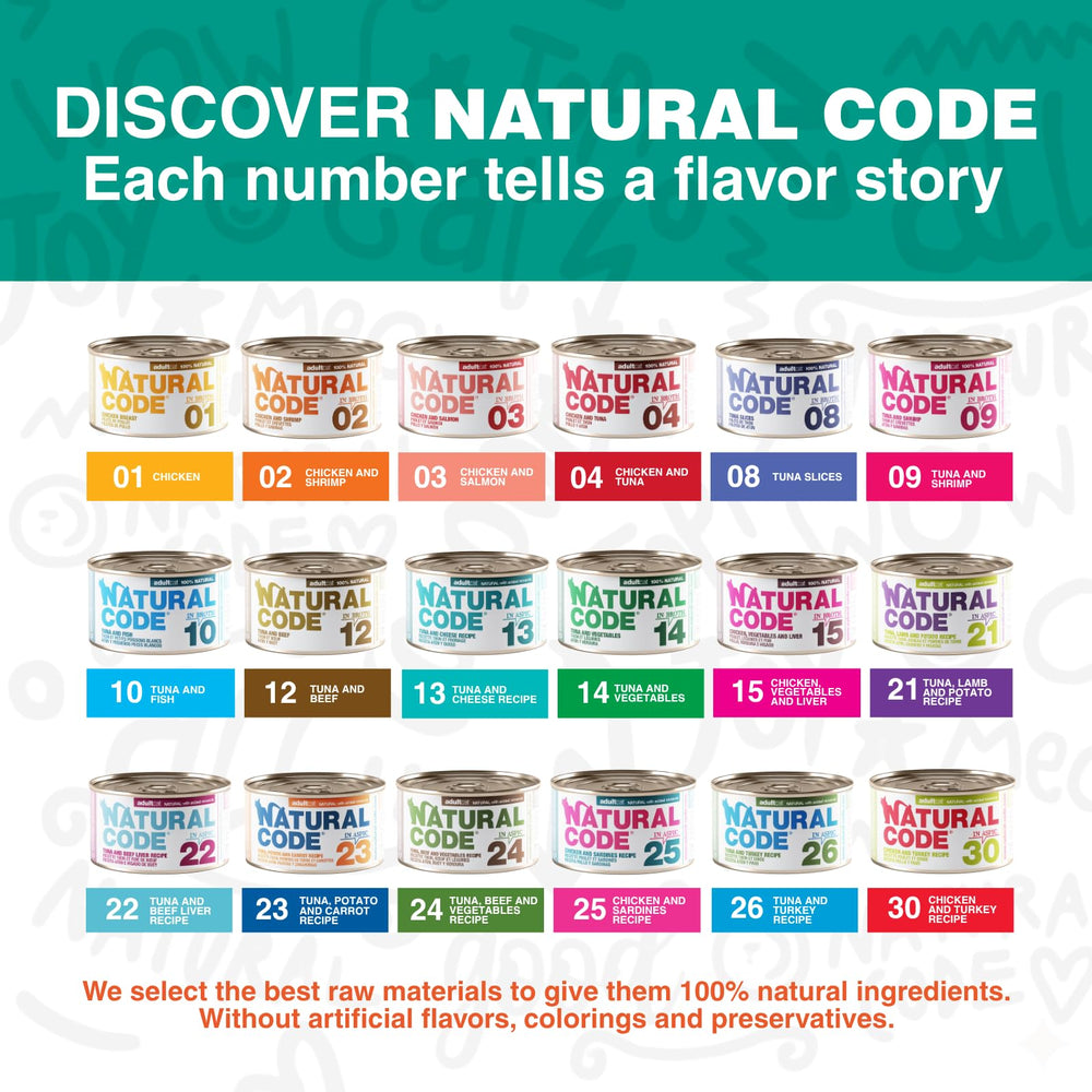 Natural Code hydrating broth is poured to show moisture-rich topper appeal.