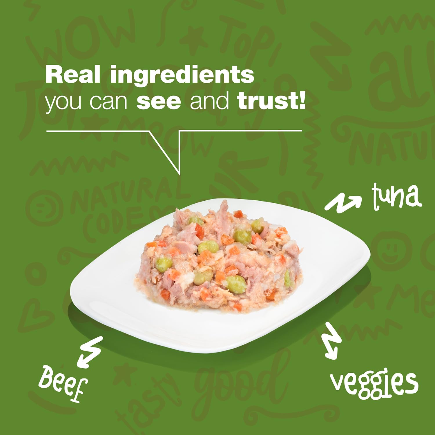 Natural Code vegetables-aspic cans offer a tasty, vegetable-rich option for adult cats.
