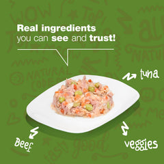 Natural Code vegetables-aspic cans offer a tasty, vegetable-rich option for adult cats.