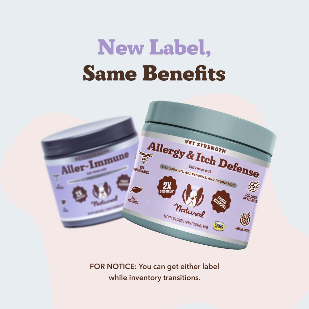 Natural Dog Company NASC-certified chews indicate safety and quality standards.