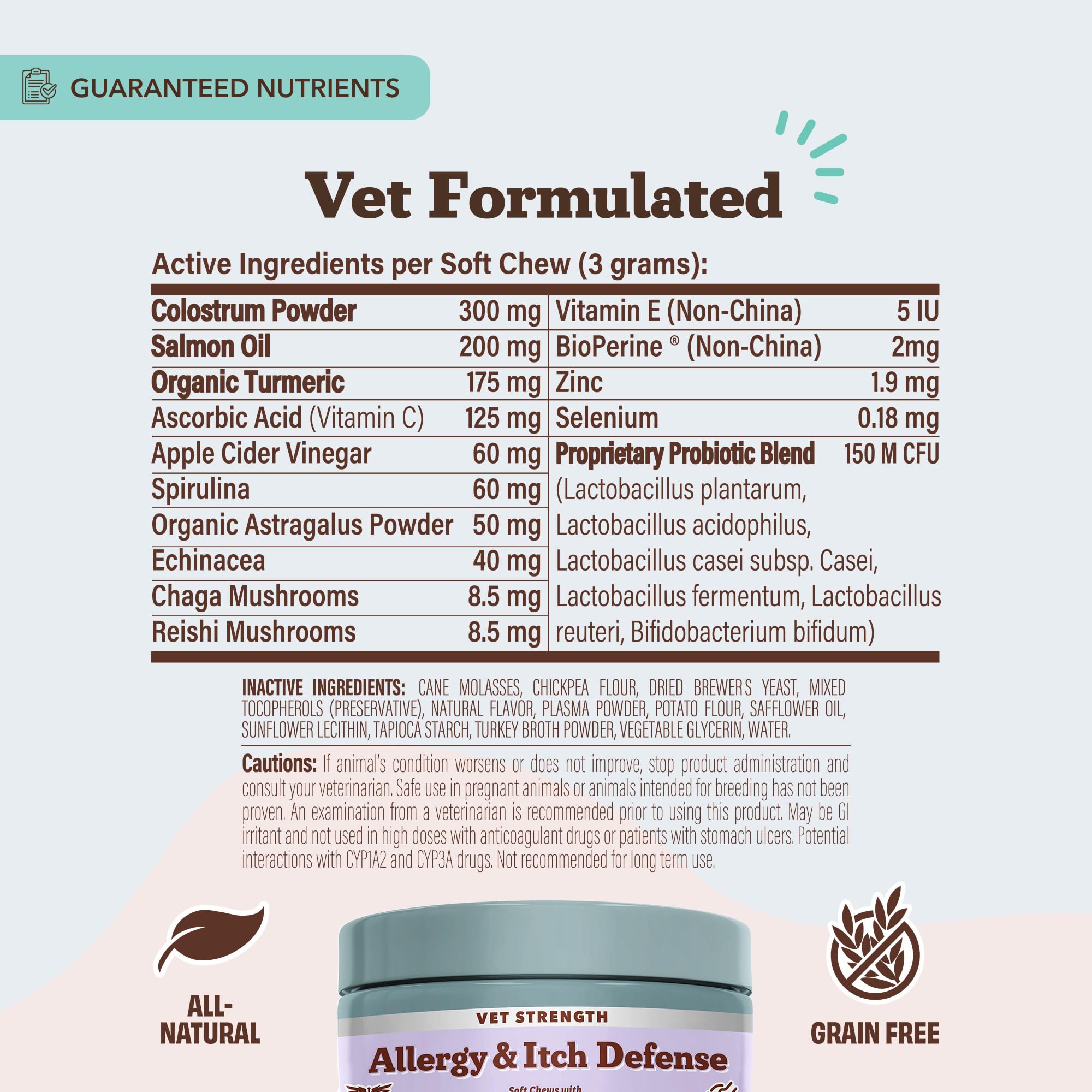 Natural Dog Company salmon-oil boosted chews highlight coat shine and skin nourishment.