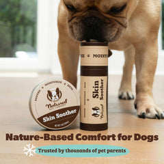 Natural Dog Company Bálsamo Calmante para Piel de Perros, cuida vientre y áreas sensibles.