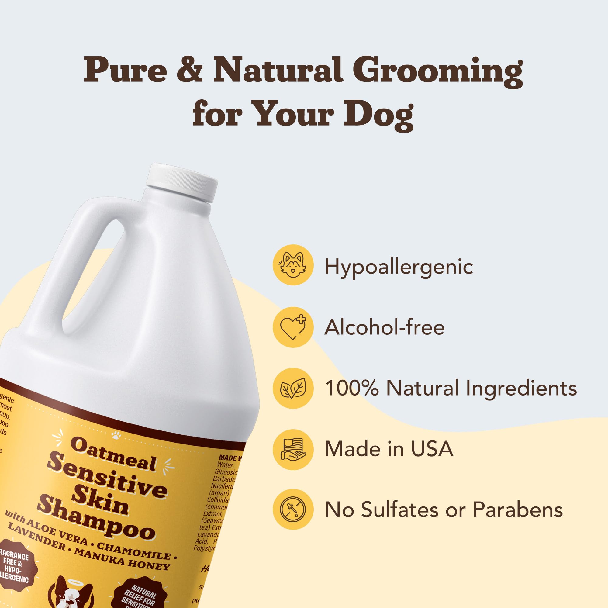 Natural Dog Company fresh-clean-coat keeps dogs smelling fresh after baths.