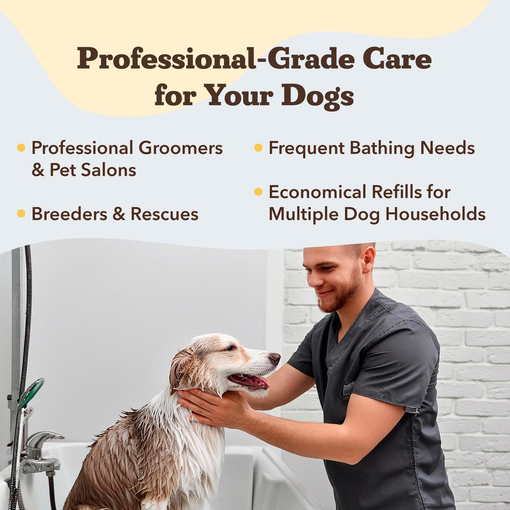 Natural Dog Company hypoallergenic-puppy-care-shampoo is gentle for puppies and allergy-prone dogs.