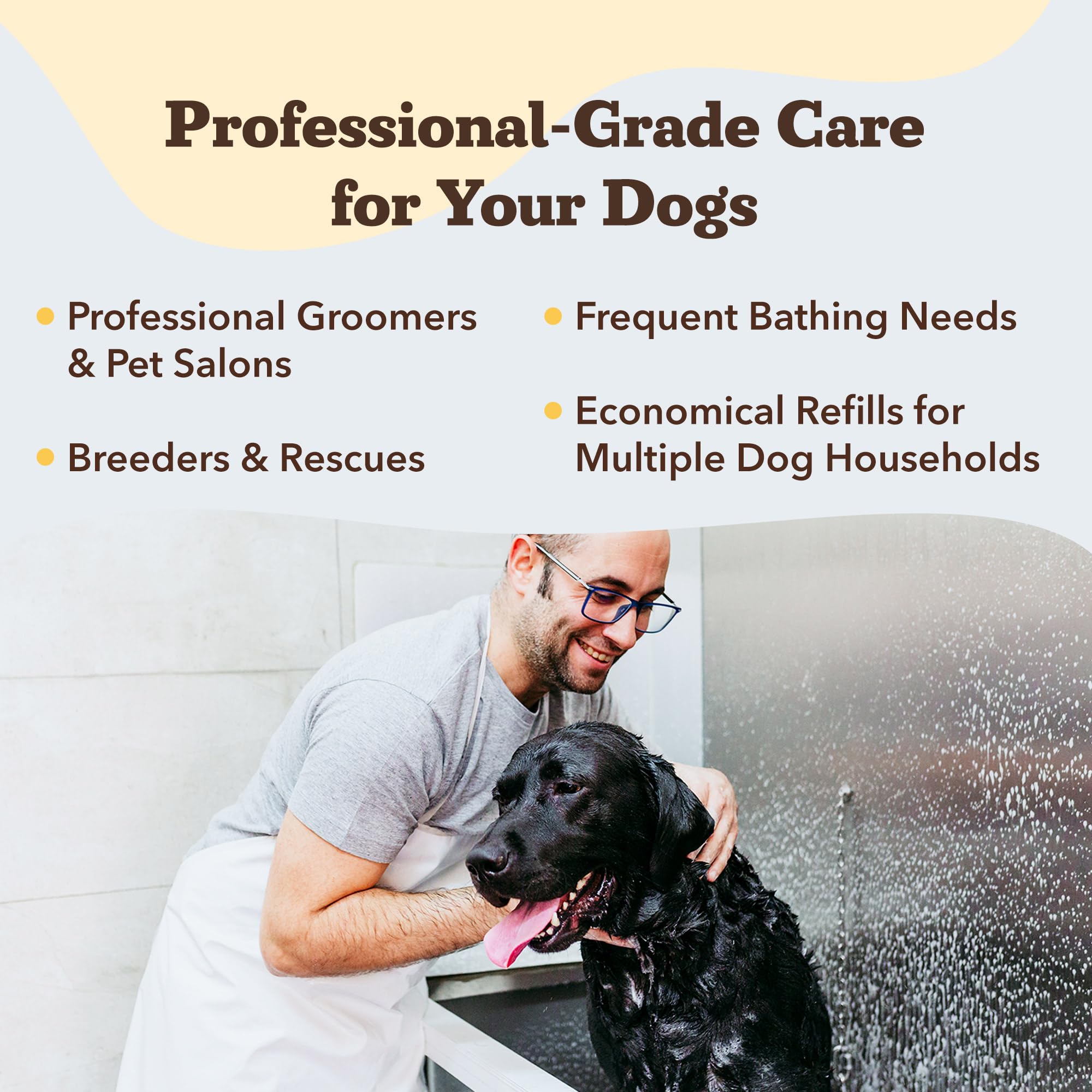 Natural Dog Company ingredients-colloidal-oatmeal-aloe-chamomile highlight soothing care for irritated skin.