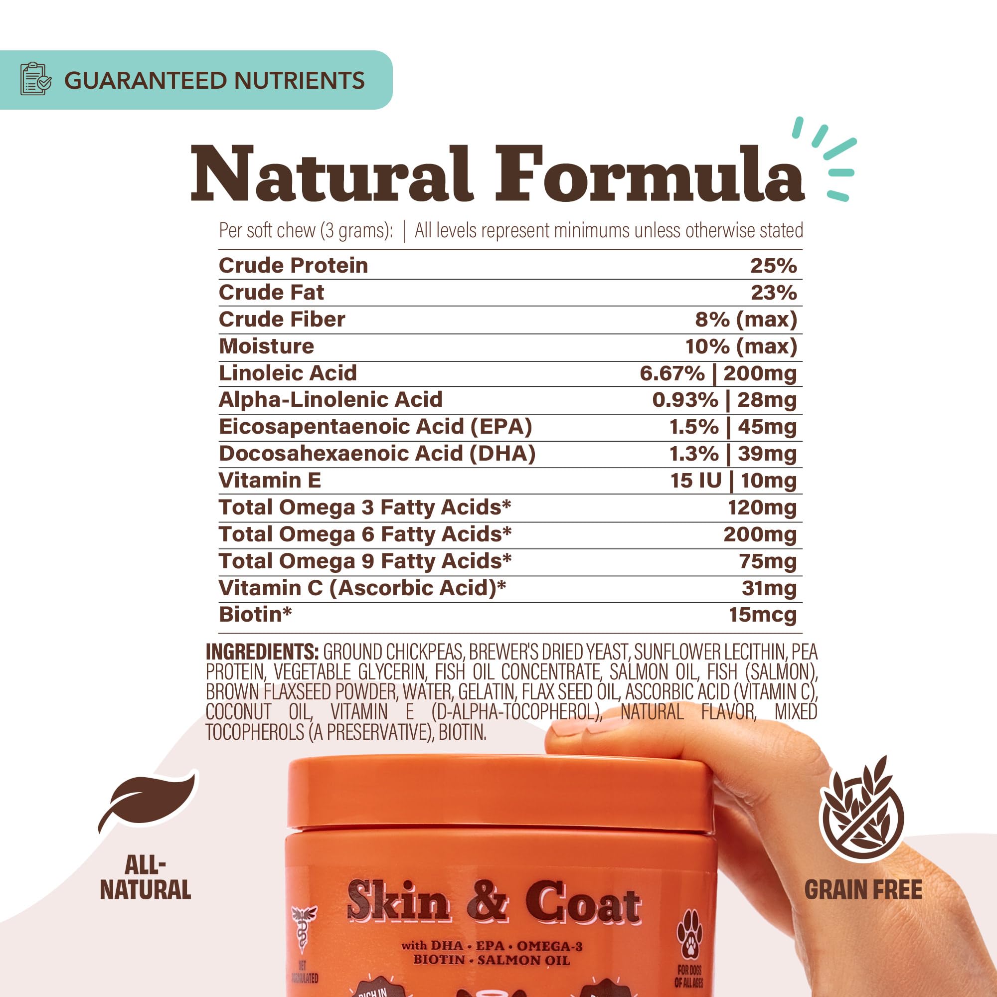 Natural Dog Company NASC-certified seal signals trusted quality