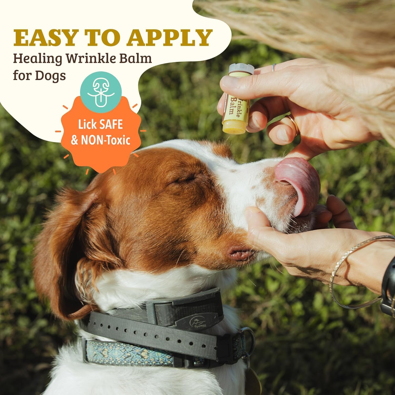 Natural Dog Company paw pads look smooth after regular use.
