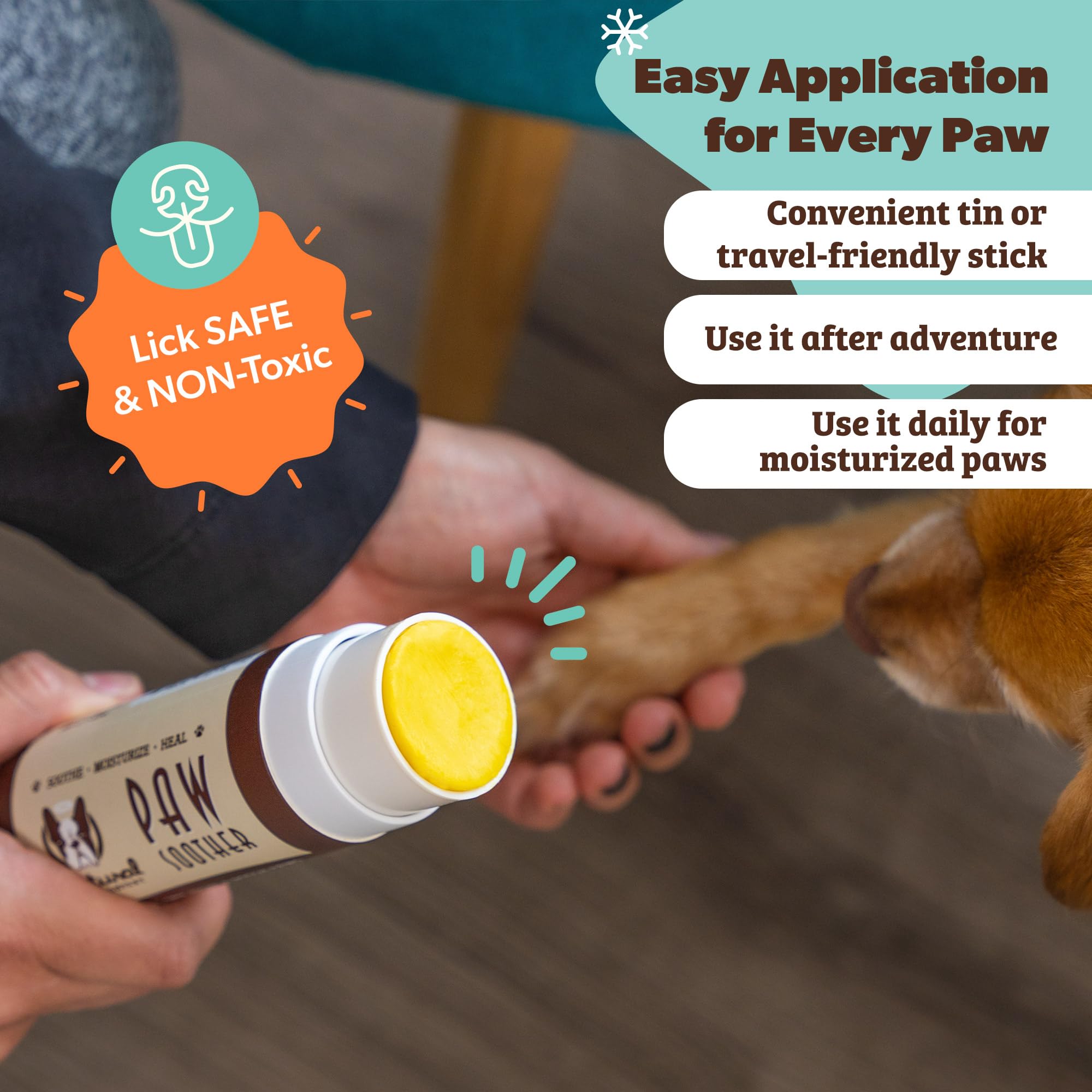 Natural Dog Company Paw Soother Balm Bundle packaging showing travel sticks and balm.