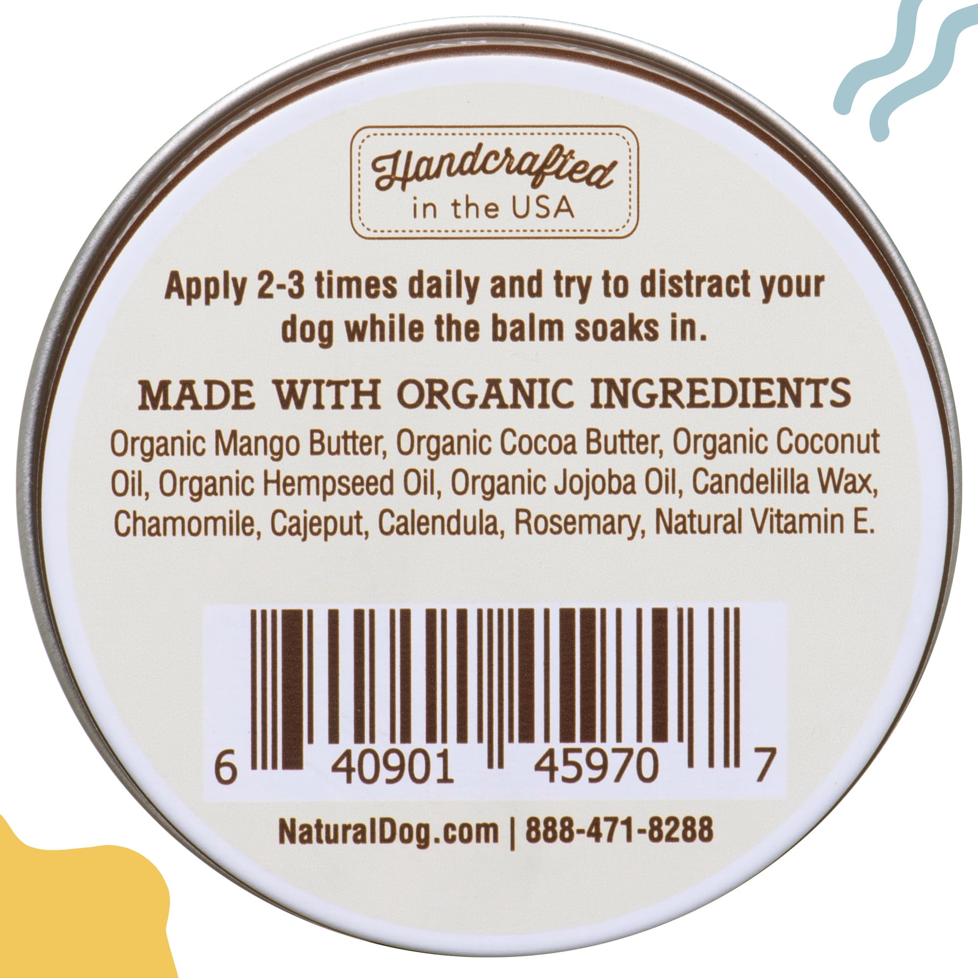 Natural Dog Company Paw Soother made-in-USA reflects premium paw care.
