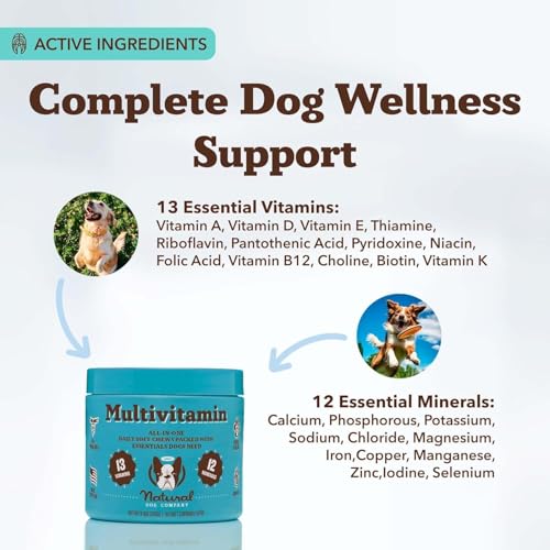 Natural Dog Company feeding guide imagery showing portion recommendations