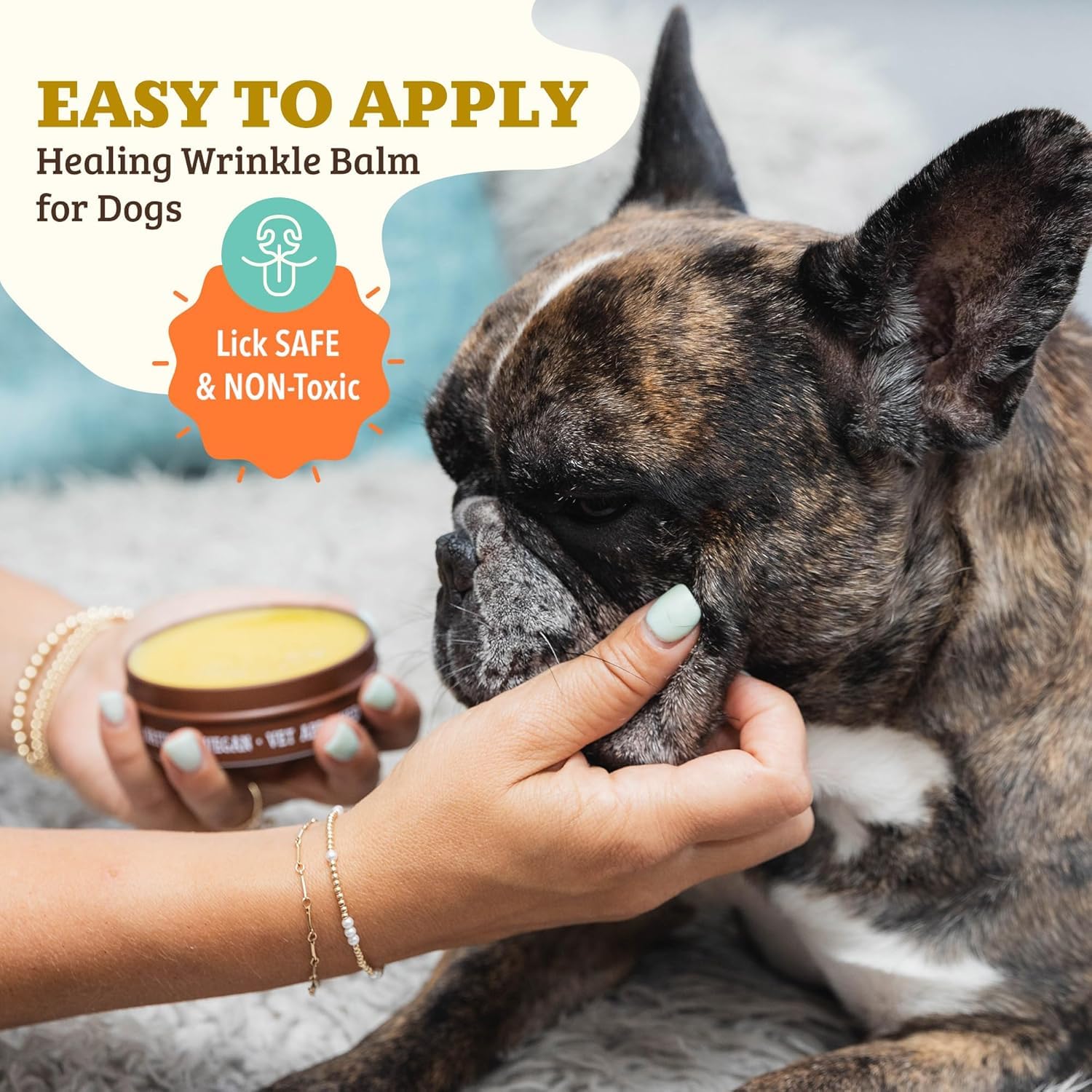 Natural Dog Company travel stick for on-the-go paw care and protection.