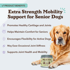 Natural Dog Company Vet Strength for senior dogs assisting steady walking and flexibility