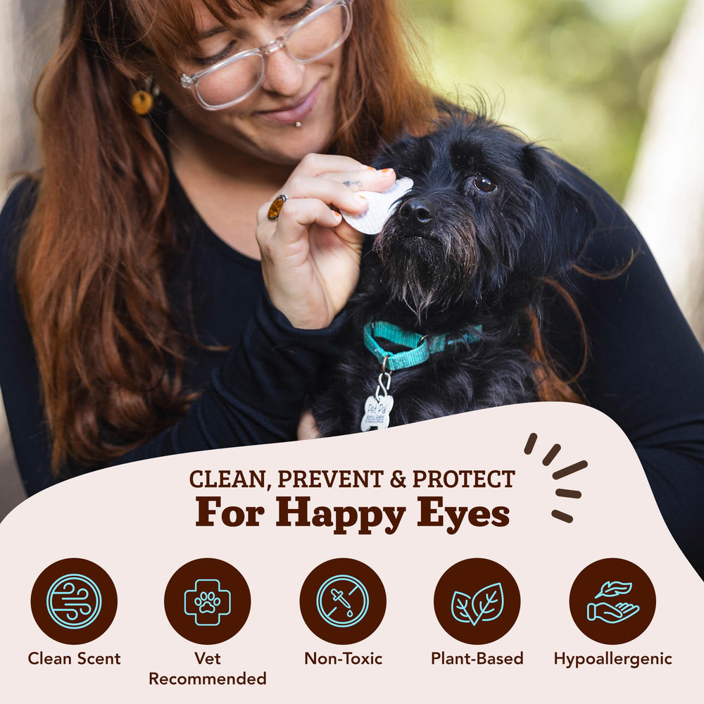 Natural Dog Eye Wipes: ingredientes naturales para un cuidado suave y confiable.