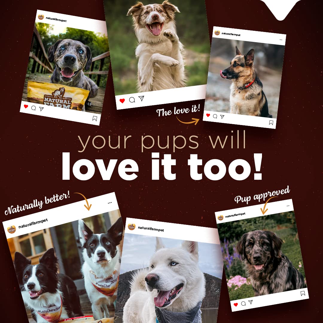 Natural Farm 100% natural beef cheek for dogs