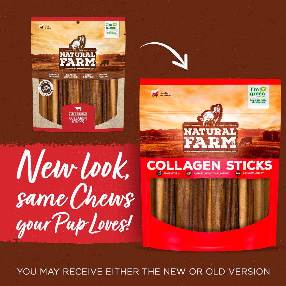 Natural Farm braided collagen chews close-up showing textured braid for engaging dental activity.