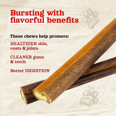 Natural Farm Chicken Stuffed Collagen Chews rawhide-free label communicates digestible, protein-rich chew.
