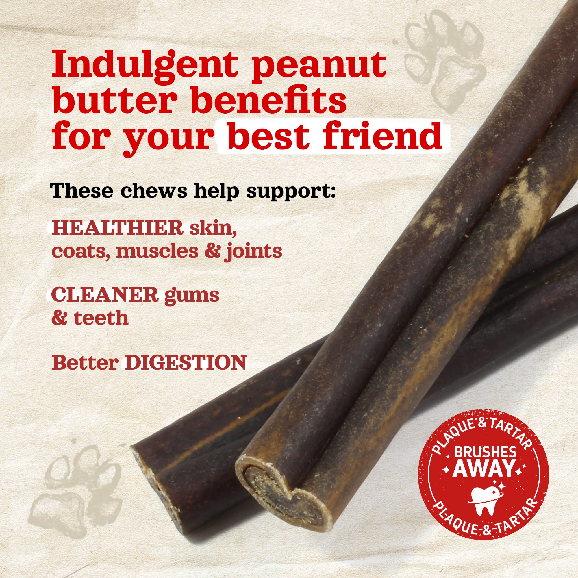 Natural Farm dog chew on stick demonstrating extended engagement and taste appeal.
